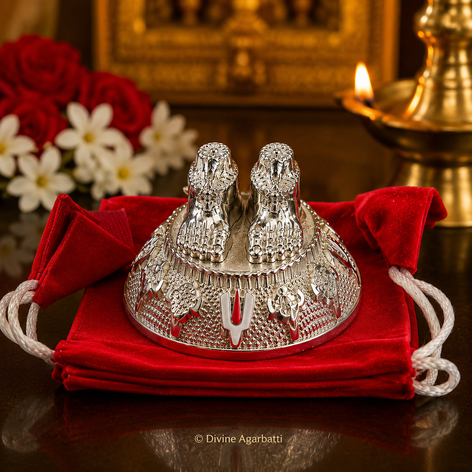 Divya Srishti TTD Agarbatti – 5 Box Combo with Srivari Charan Paduka