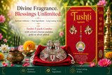 Divya Tushti TTD Agarbatti Combo Pack (5 Boxes) with Sacred Srivari Charan Paduka