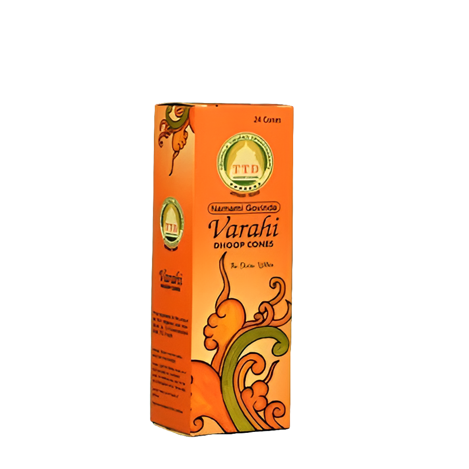 TTD Panchagavya Product - Varahi - Dhoop Cones (Pack of 5)